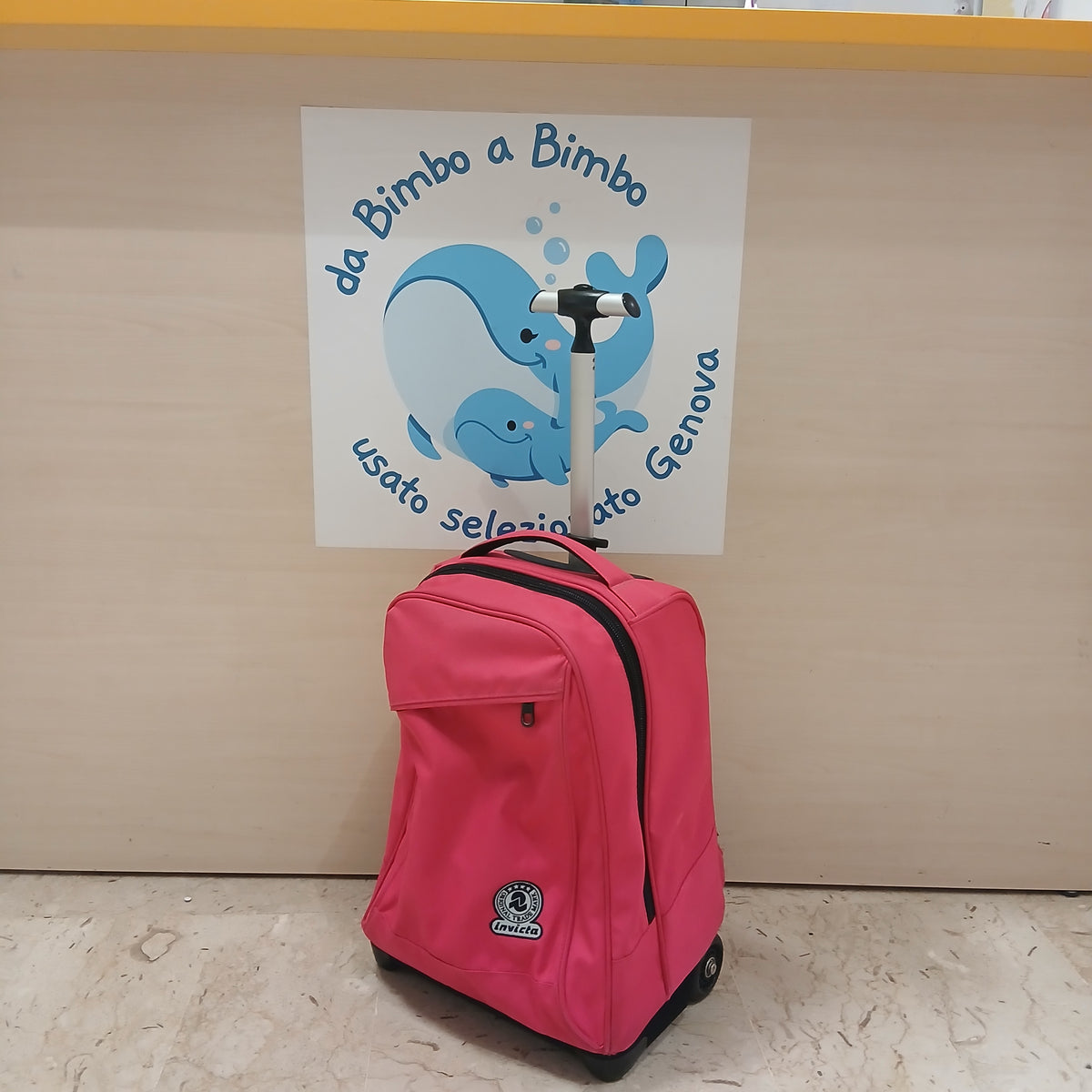 Cartella Trolley Fuxia Invicta
