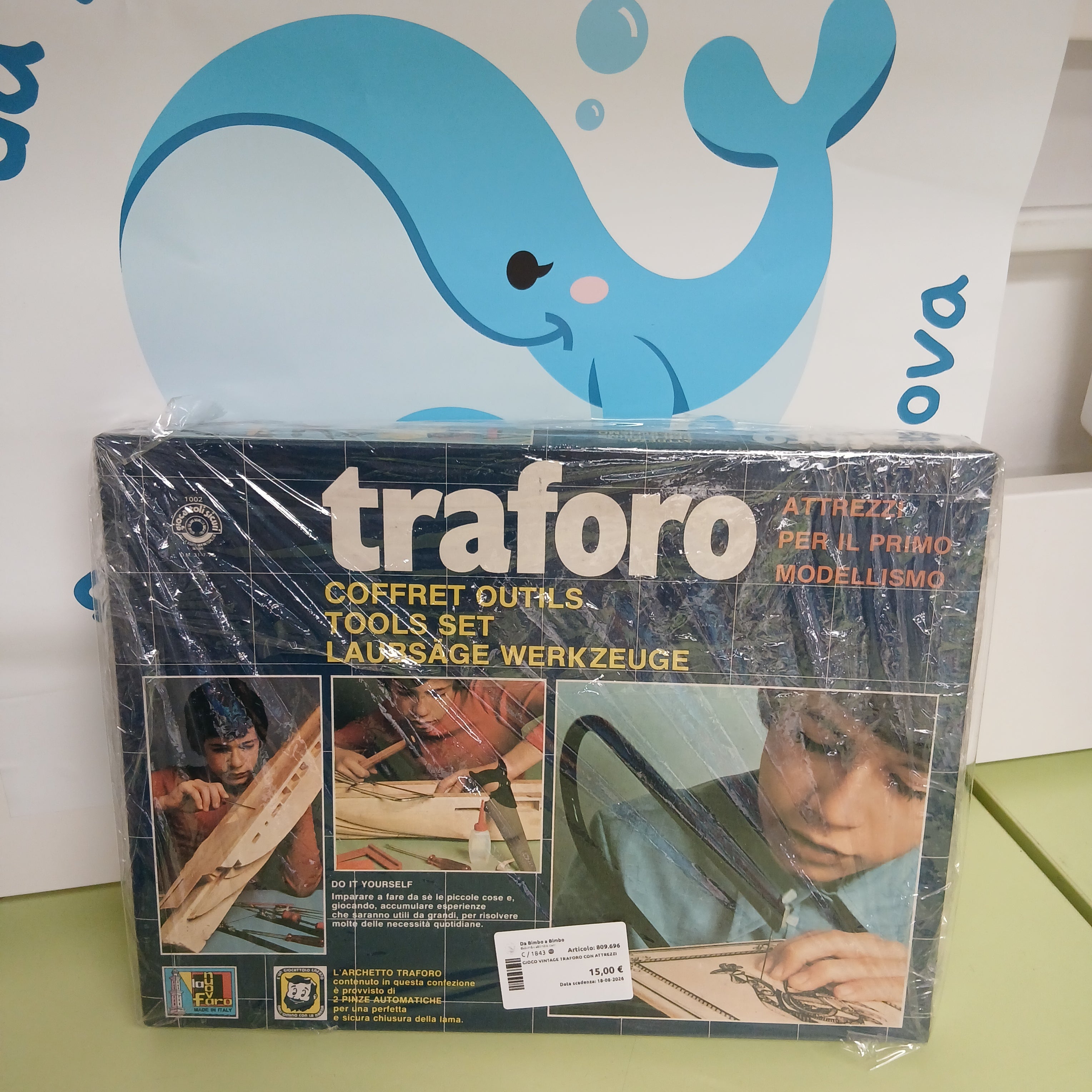 Gioco Vintage Traforo Con Attrezzi