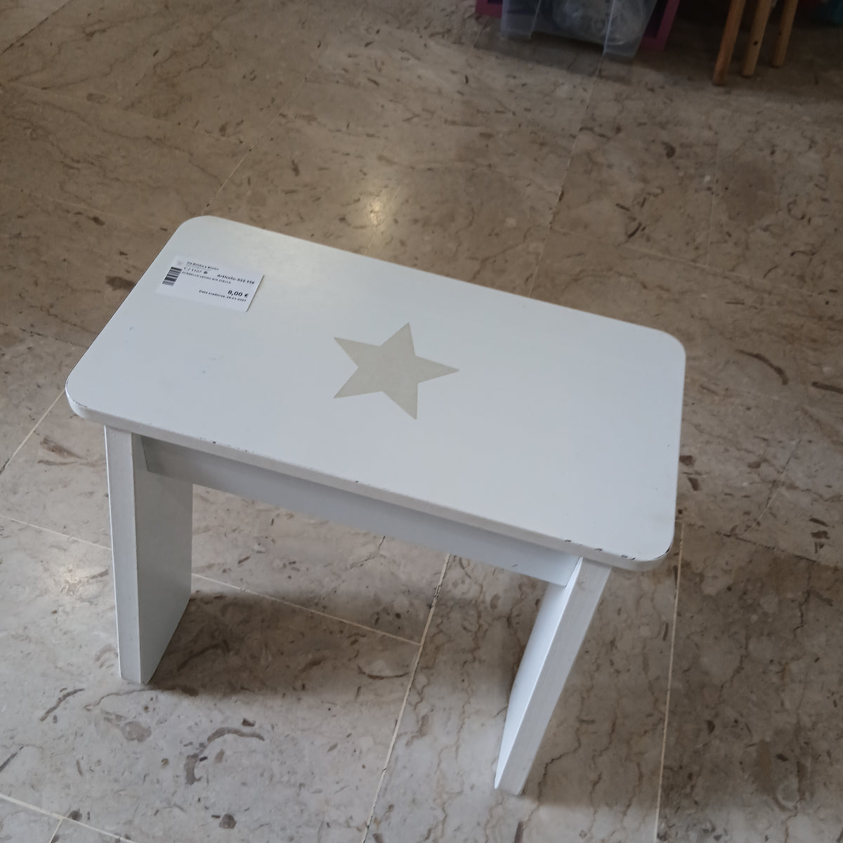 Sgabello Legno Bia Stella