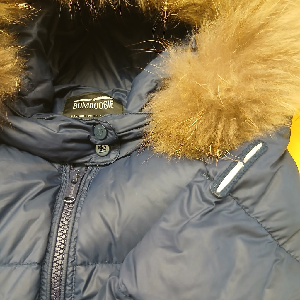 Piumino Lungo Bomboogie 8a Blu Fx