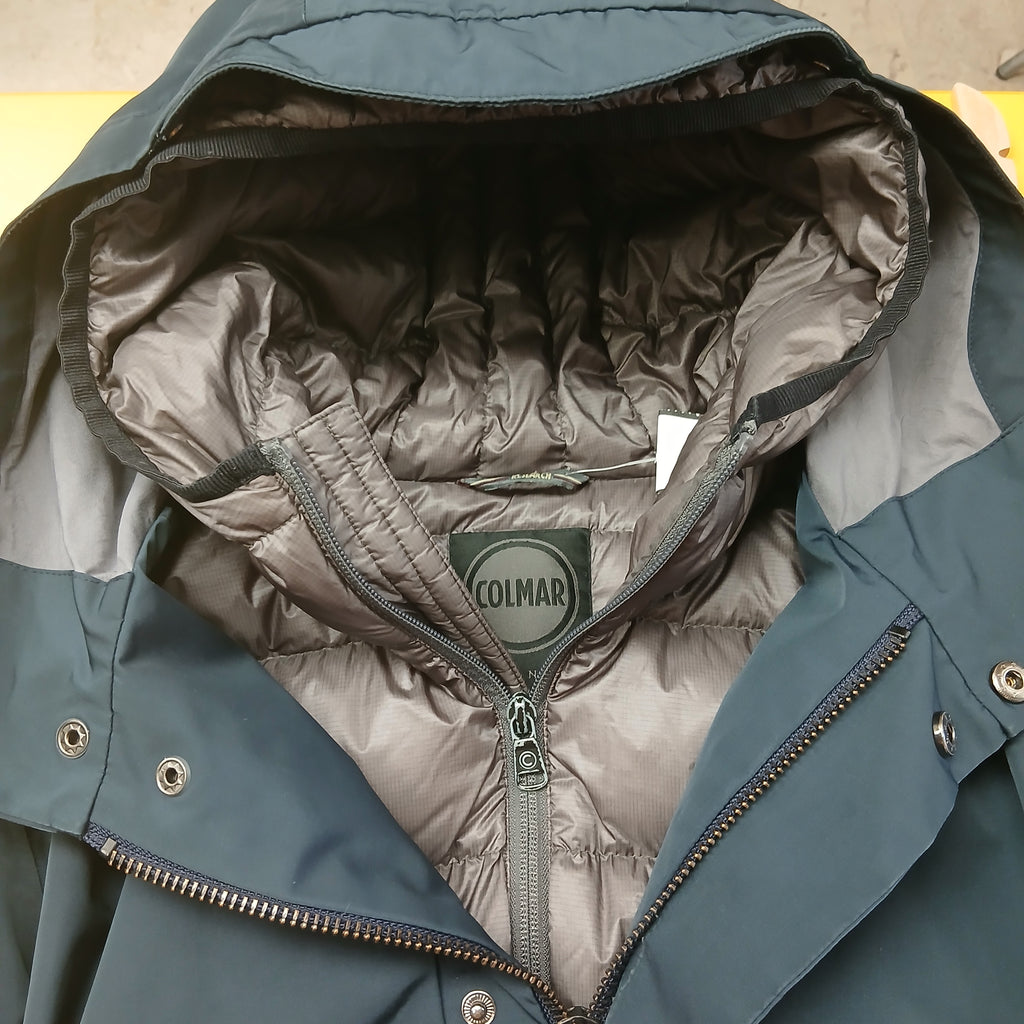 Piumino Con Cerata Blu Colmar Teen Segnetti
