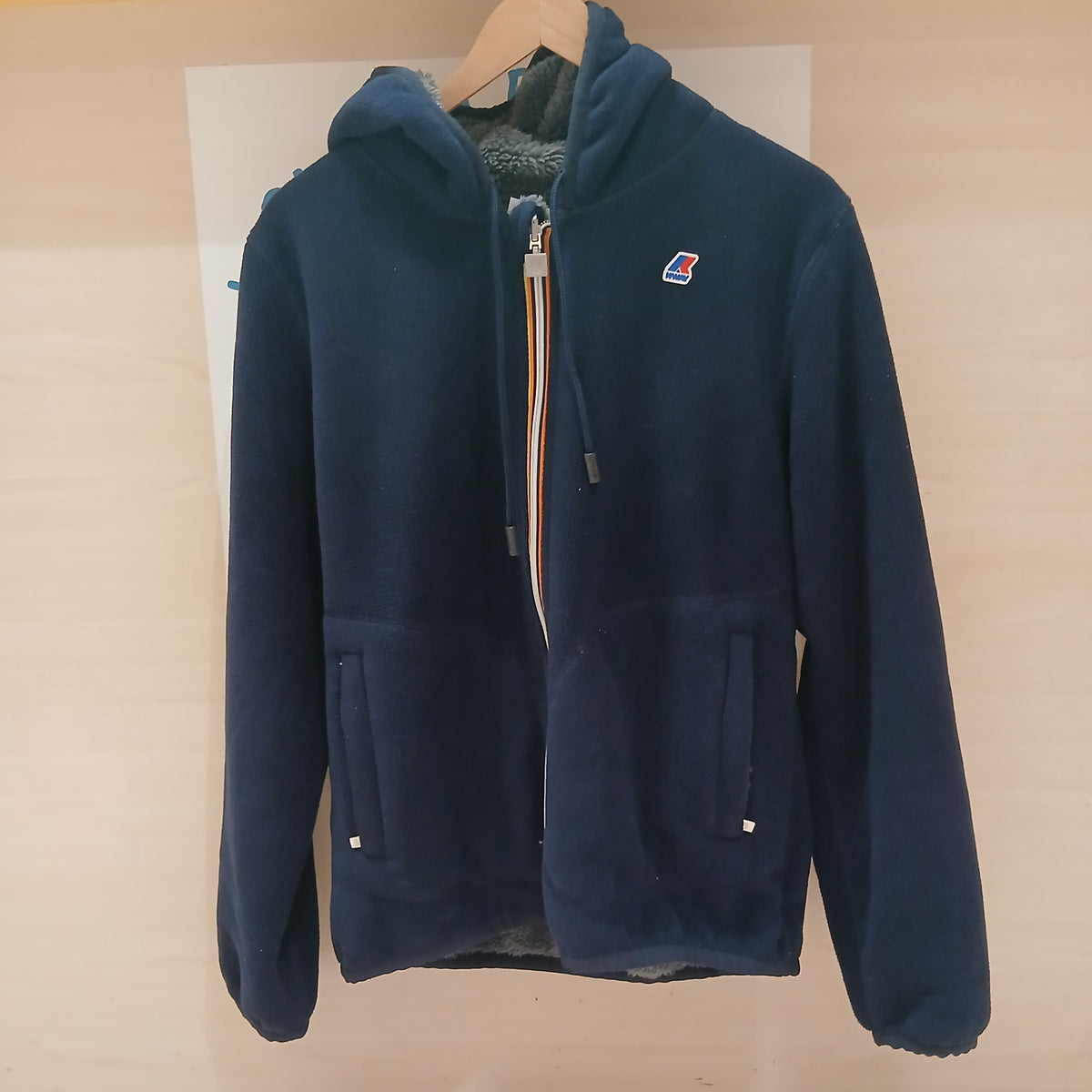 Pile Blu K-way Teen Orsetto Grigio Double