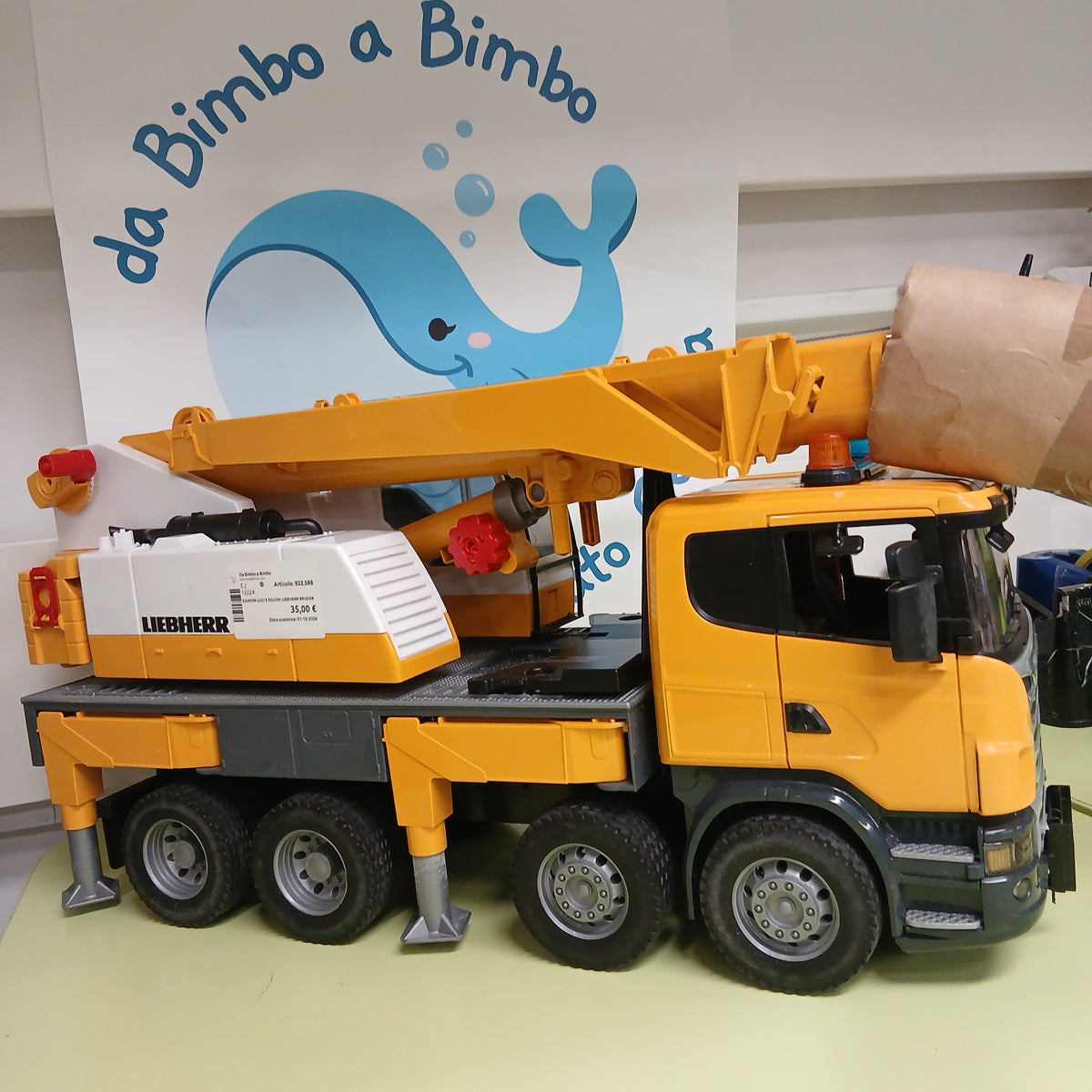 Camion Luci E Esuoni Liebherr Bruder