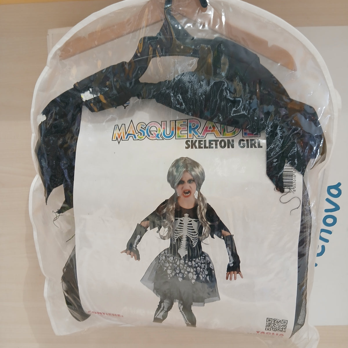 Halloween Teschio 5/7 Anni Femmina