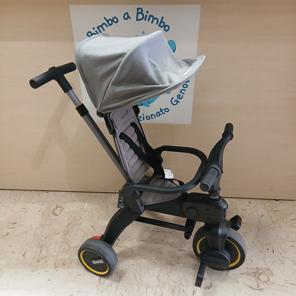 Triciclo Richiudibile Doona Nero Grigio