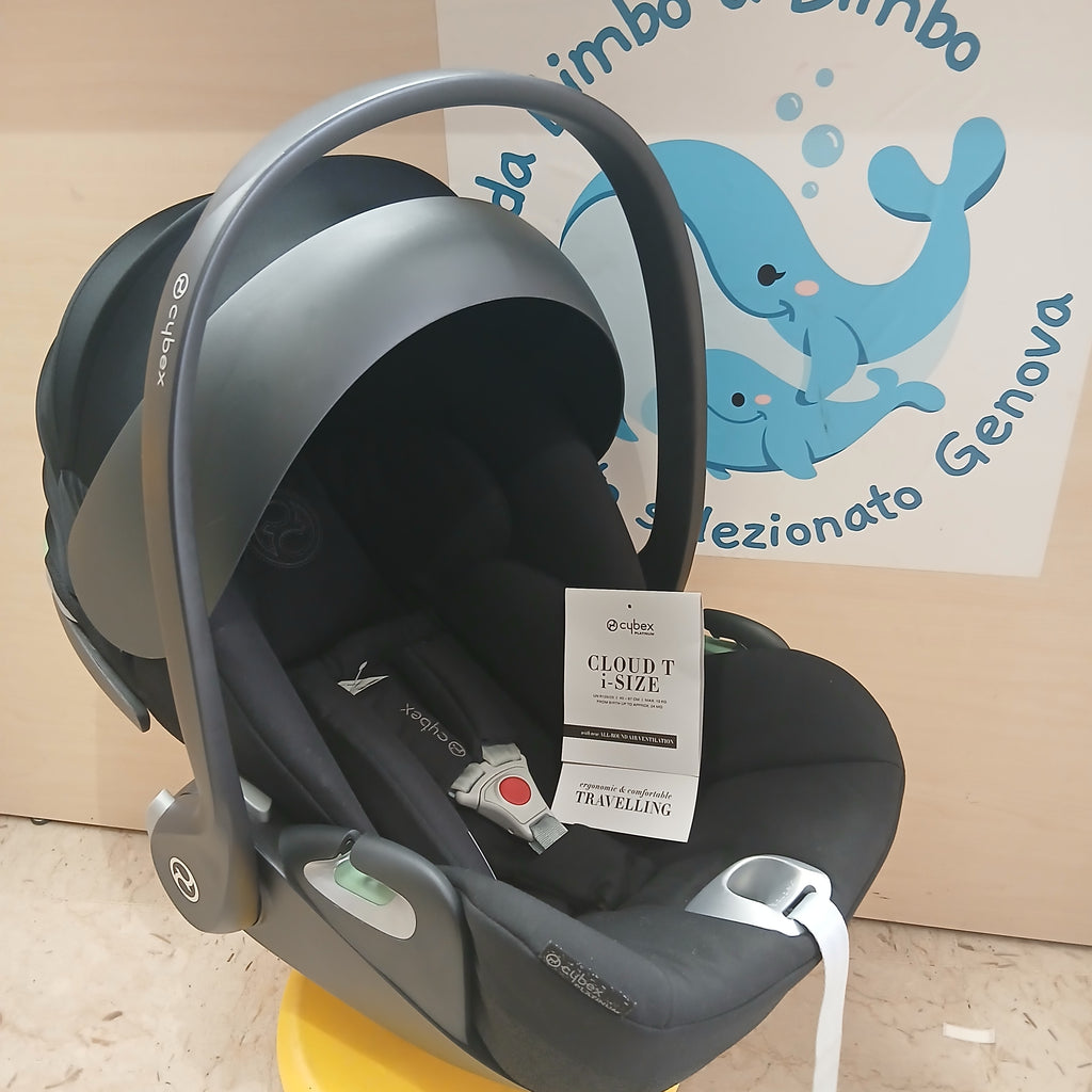 Ovetto Cybex Nero Reclinabile  I Cloud T I-size