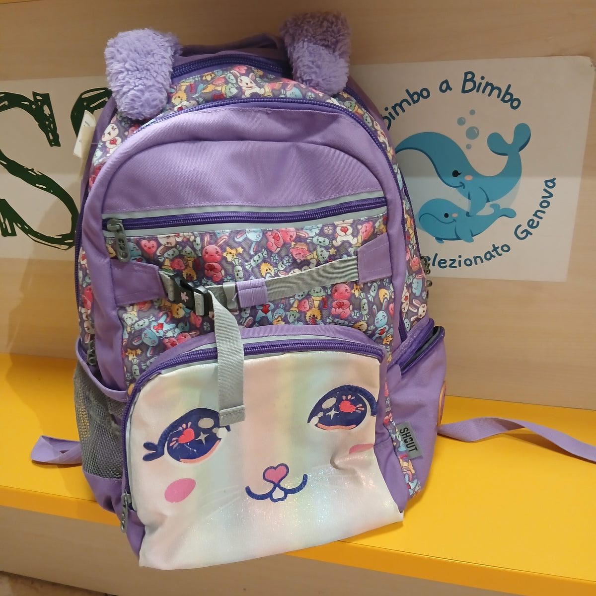 Zaino Scuola Lilla Dis Orecchie Non Funzionano,retina Laterale Rotta