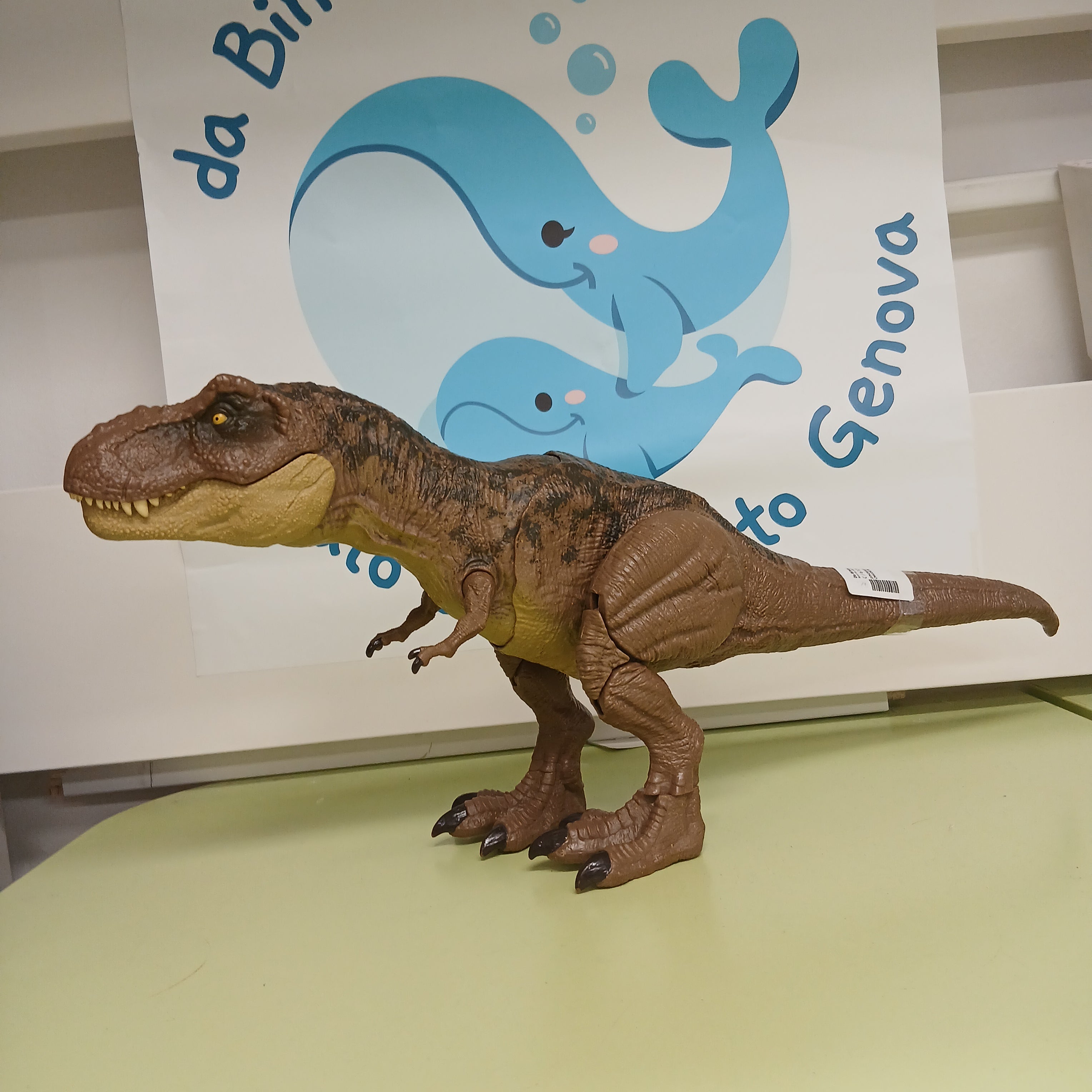 Dinosauro Jurassico Suoni E Apre Chiude Bocca