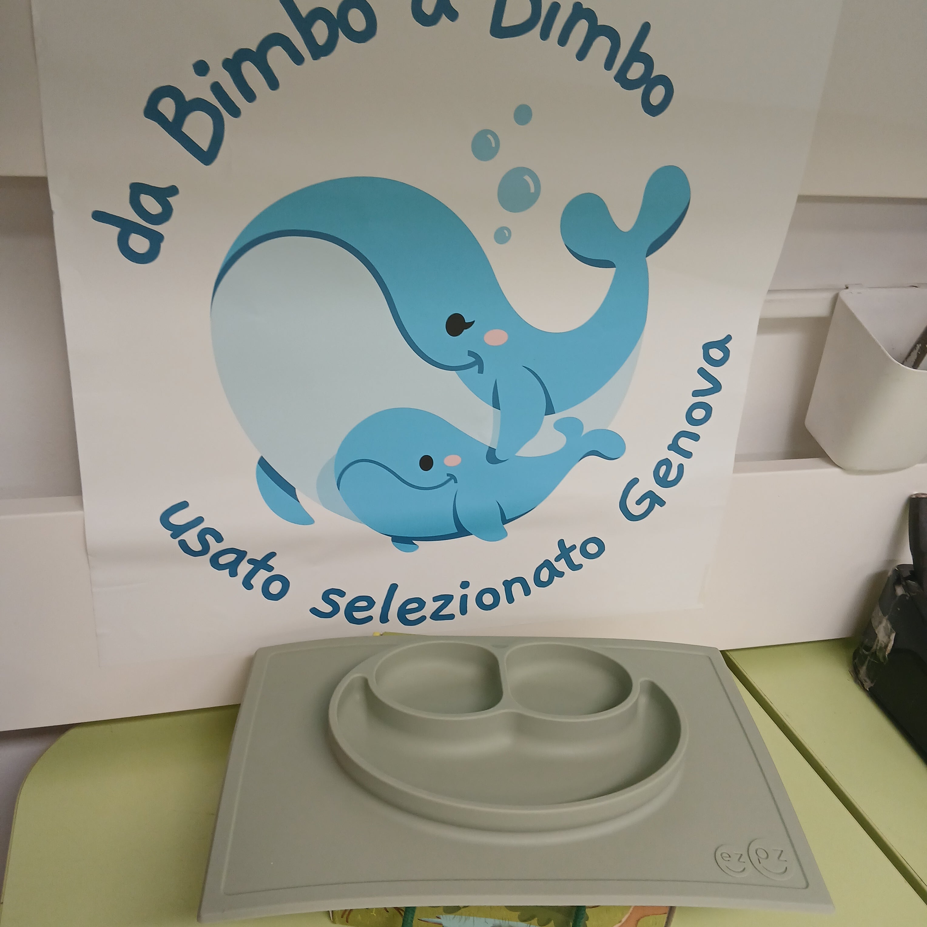 Vassoio Silicone Verde  Marca Ezpzfun