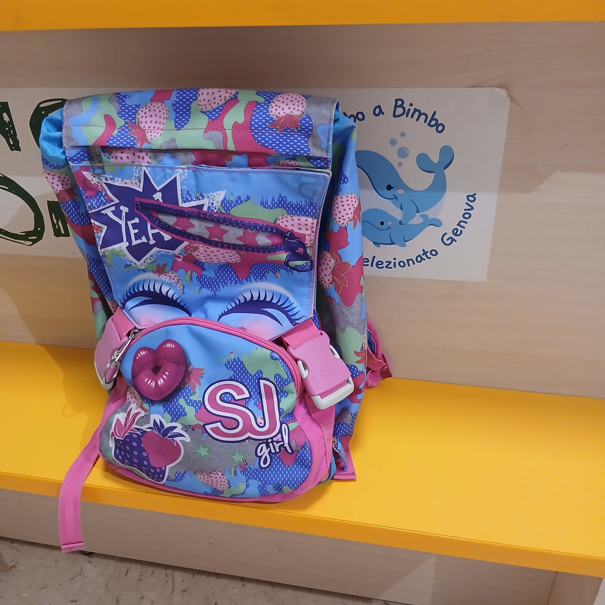 Zaino Scuola Azz Fucsia Dis Sj
