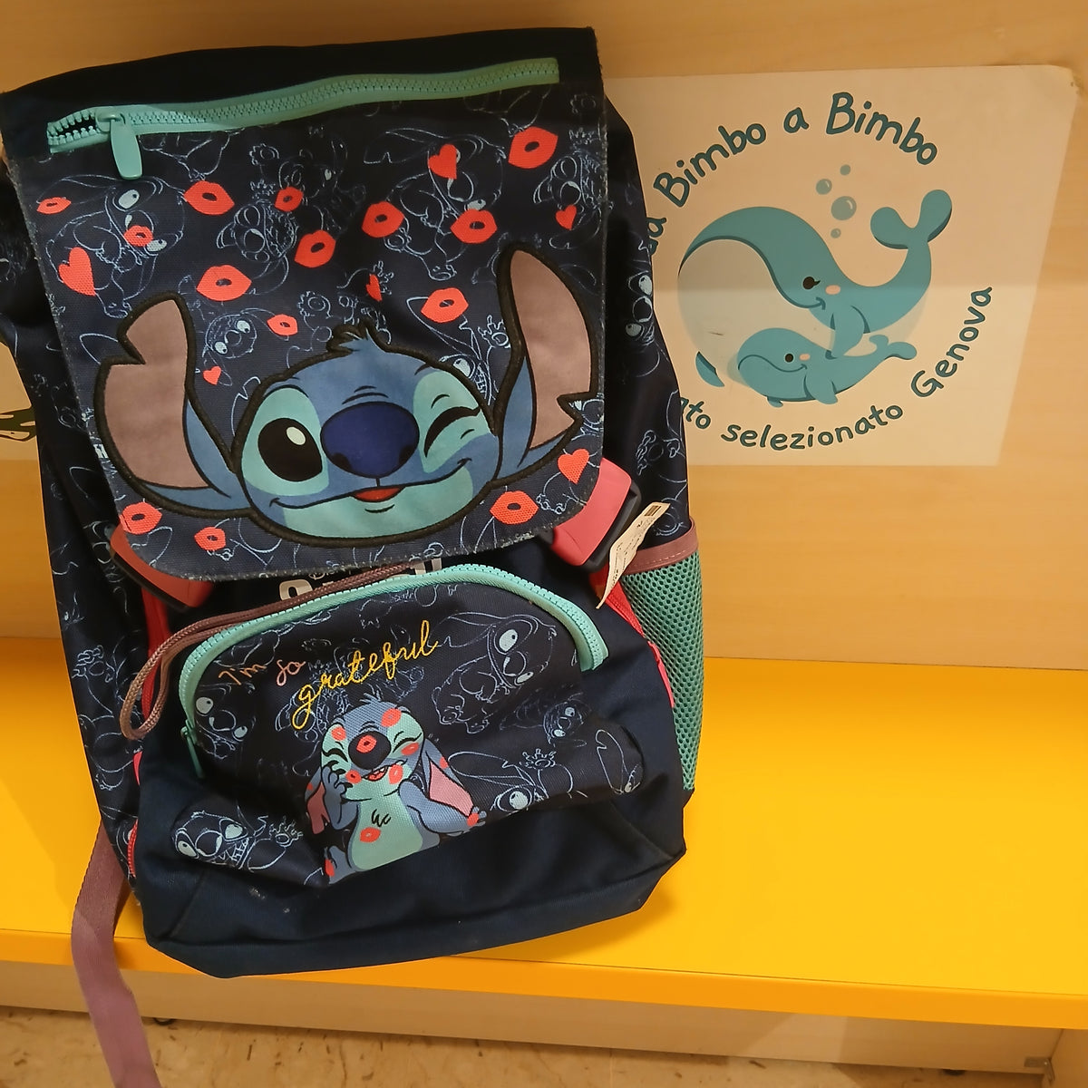Zaino Scuola Stich Blu